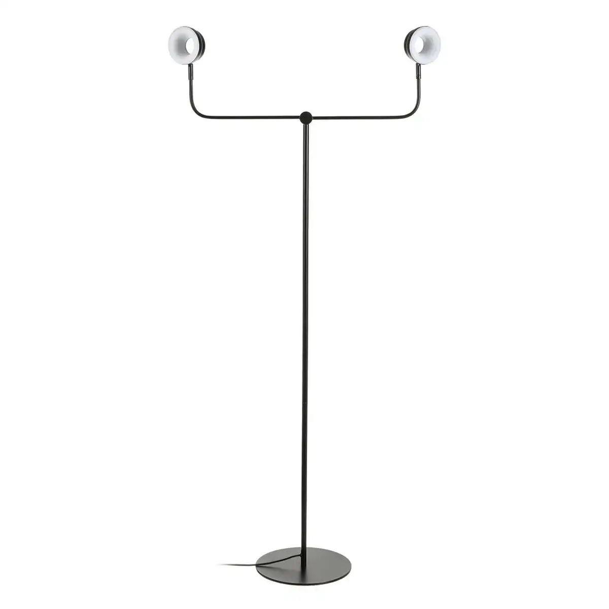 Lampadaire 70 x 70 x 154 cm noir acier_7671. DIAYTAR SENEGAL - Où Choisir est un Plaisir Responsable. Parcourez notre catalogue et choisissez des produits qui incarnent notre engagement envers des pratiques durables et éthiques.