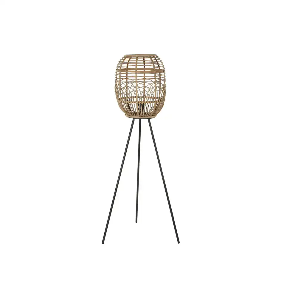 Lampadaire dkd home decor naturel metal 50 w 220 v 38 x 38 x 117 cm_5390. DIAYTAR SENEGAL - Votre Passage vers l'Exceptionnel. Explorez notre boutique en ligne, où chaque produit est choisi avec soin pour offrir une expérience de shopping inoubliable.