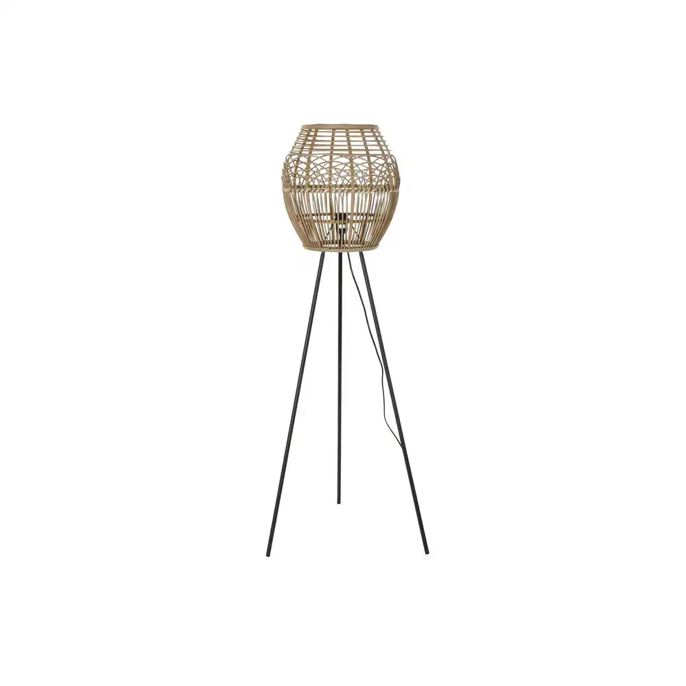 Lampadaire dkd home decor naturel noir metal rotin 220 v 50 w 50 x 50 x 128 cm_2704. Bienvenue chez DIAYTAR SENEGAL - Où l'Authenticité Rencontre l'Accessibilité. Explorez notre sélection abordable et découvrez des articles qui incarnent l'essence du Sénégal.