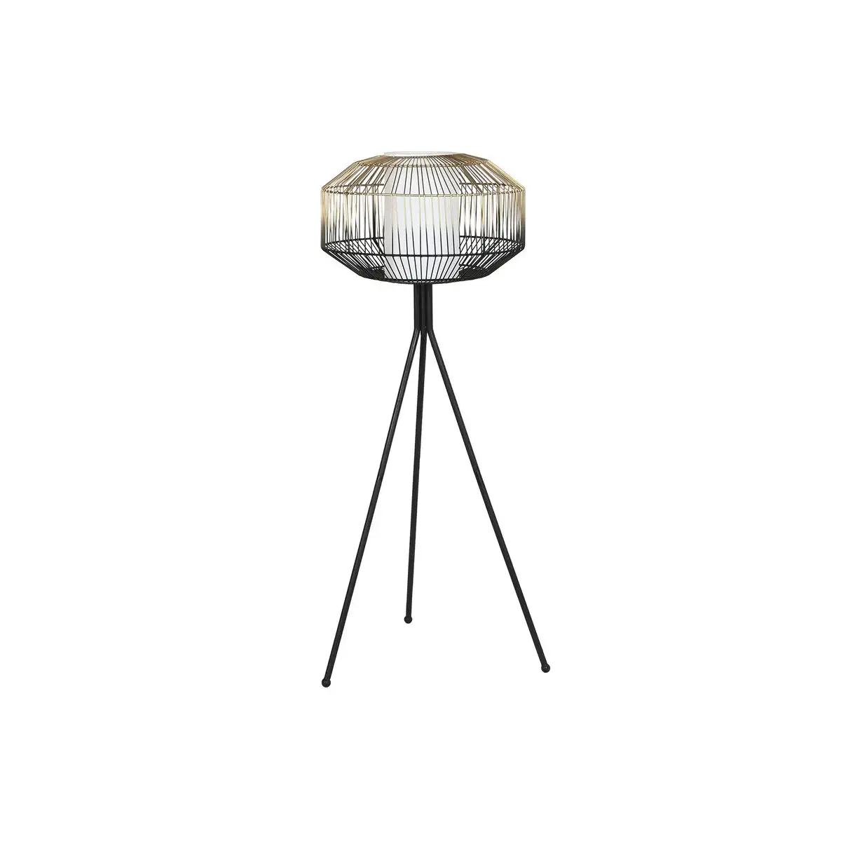 Lampadaire dkd home decor noir dore fer 50 w 220 v 39 x 39 x 103 cm_5318. Bienvenue sur DIAYTAR SENEGAL - Où l'Authenticité Rencontre le Confort. Plongez dans notre univers de produits qui allient tradition et commodité pour répondre à vos besoins.