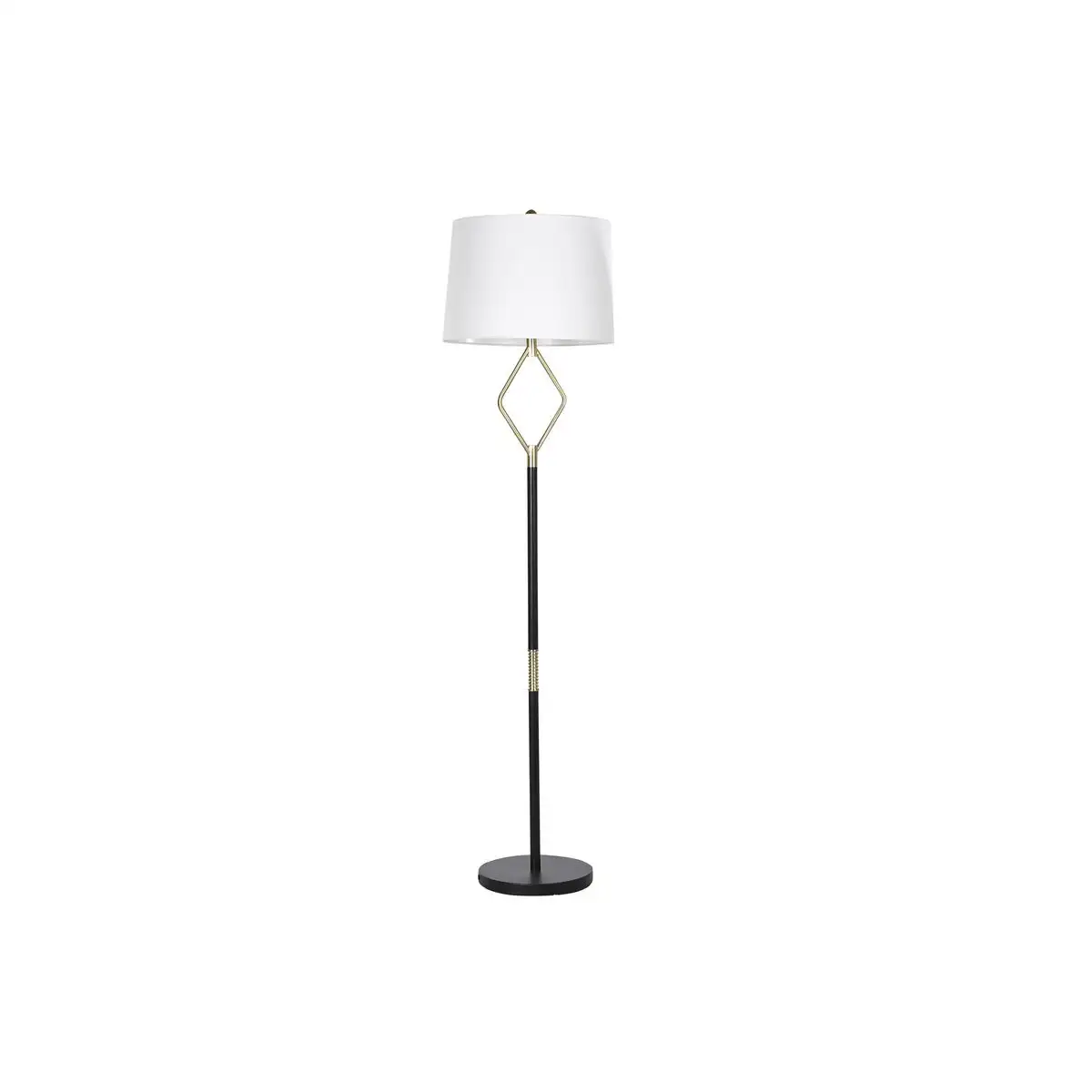 Lampadaire dkd home decor noir metal 50 w 220 v 41 x 41 x 161 cm_9574. DIAYTAR SENEGAL - Votre Passage vers la Découverte. Explorez notre boutique en ligne pour trouver des trésors qui vous attendent, du traditionnel à l'avant-garde.