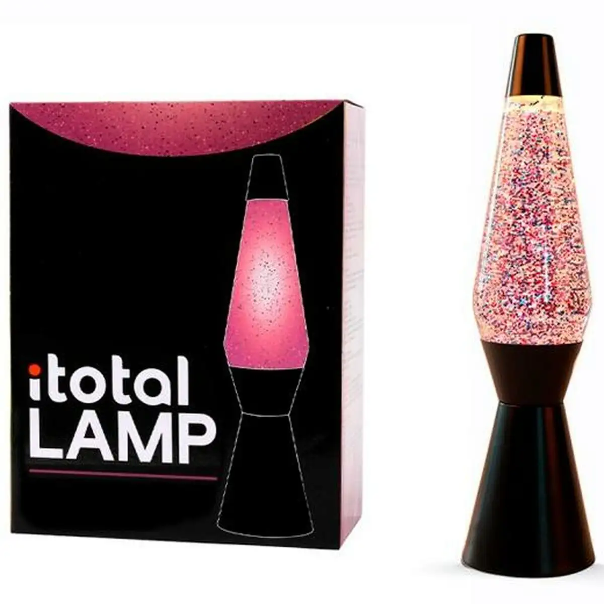 Lampe a lave itotal noir paillettes 36 cm_1605. Bienvenue chez DIAYTAR SENEGAL - Votre Destination Shopping Complète! Découvrez une boutique en ligne généraliste au Sénégal offrant une vaste gamme de produits, allant des vêtements aux gadgets électroniques, en passant par l'artisanat local.