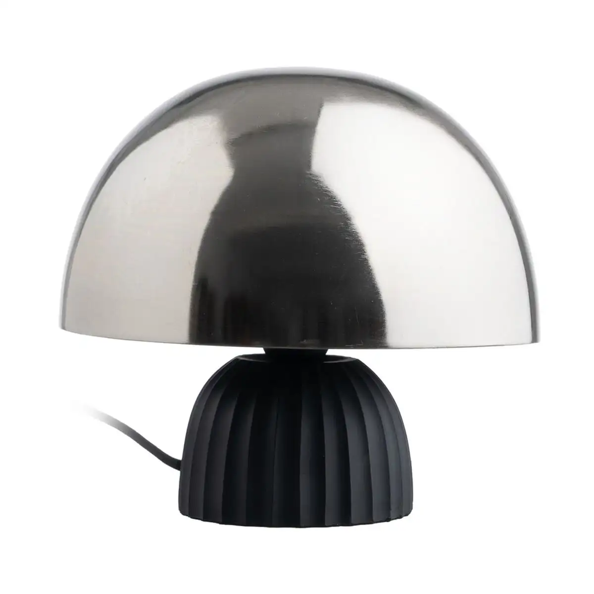 Lampe de bureau 24 x 24 x 22 cm noir metal argent_2417. DIAYTAR SENEGAL - L'Art de Vivre l'Excellence au Quotidien. Explorez notre gamme et choisissez des produits qui ajoutent une note de prestige à votre vie.