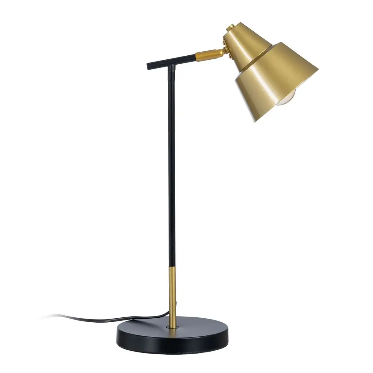 Lampe de bureau 31 x 31 x 52 cm noir dore metal_9155. DIAYTAR SENEGAL - Votre Univers Shopping Éclectique. Explorez nos offres variées et découvrez des articles qui embrassent la diversité et la polyvalence de vos besoins.