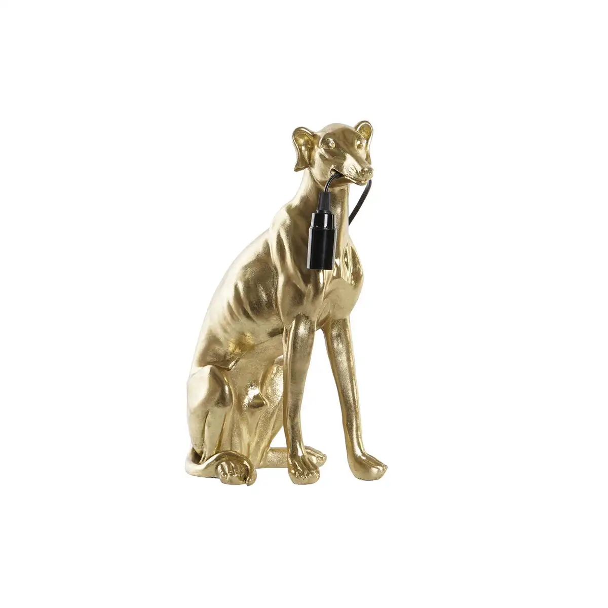 Lampe de bureau dkd home decor chien dore resine 25 w 25 5 x 16 5 x 36 cm _9719. DIAYTAR SENEGAL - Où Chaque Produit est une Histoire à Raconter. Découvrez notre sélection de produits qui vous permettent de créer votre propre récit à travers vos achats.