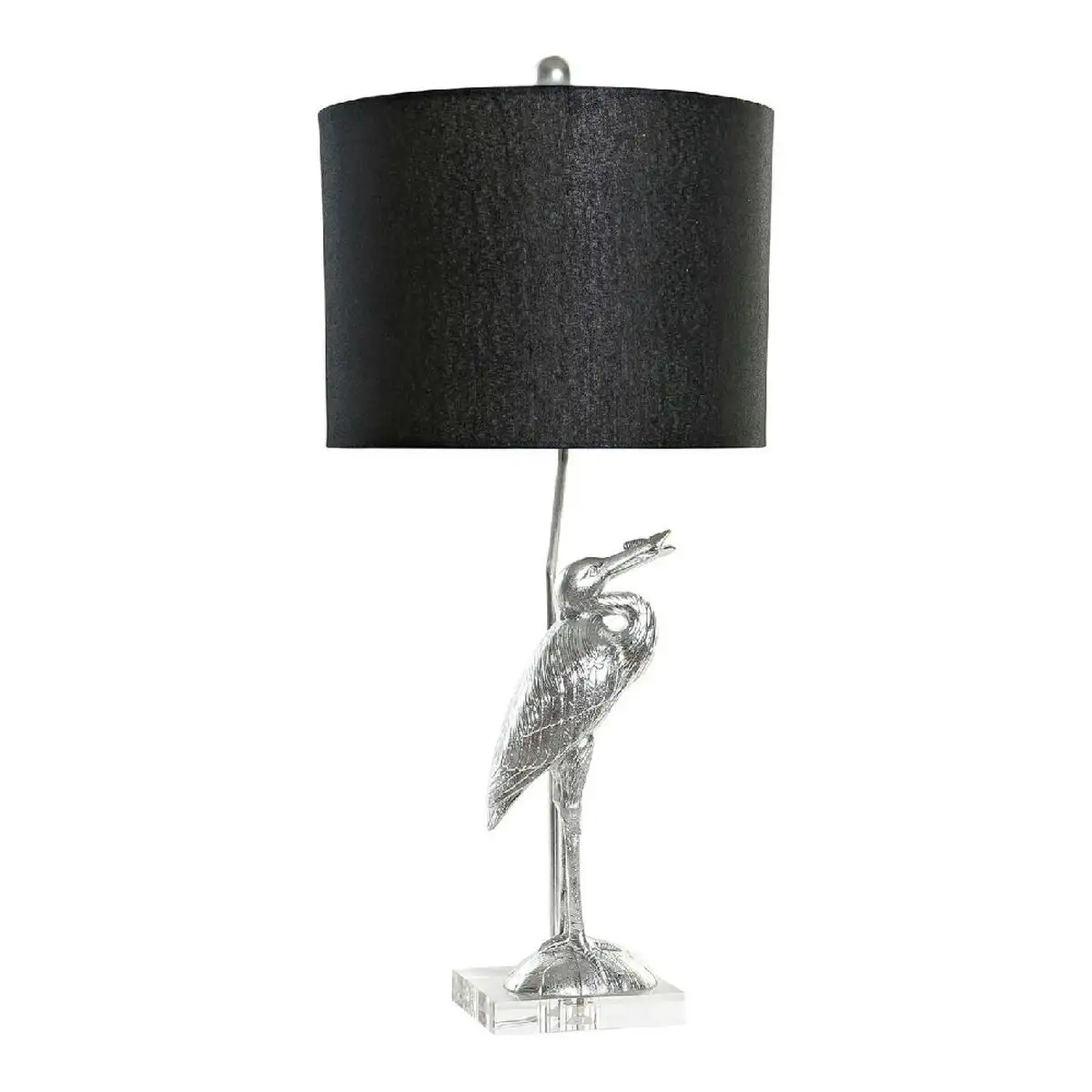 Lampe de bureau dkd home decor noir argent polyester acrylique resine 220 v 60 w 33 x 33 x 74 cm _1296. Bienvenue sur DIAYTAR SENEGAL - Où Chaque Article a son Histoire. Découvrez notre sélection méticuleuse de produits qui racontent l'authenticité et la beauté du Sénégal.