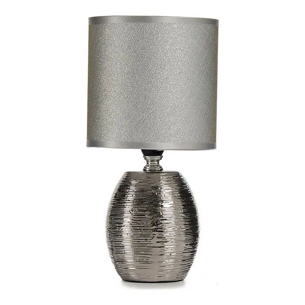 Lampe de bureau rayures ceramique gris 13 x 26 5 x 13 cm 2 pcs _5074. DIAYTAR SENEGAL - Votre Portail Vers l'Exclusivité. Explorez notre boutique en ligne pour trouver des produits uniques et exclusifs, conçus pour les amateurs de qualité.