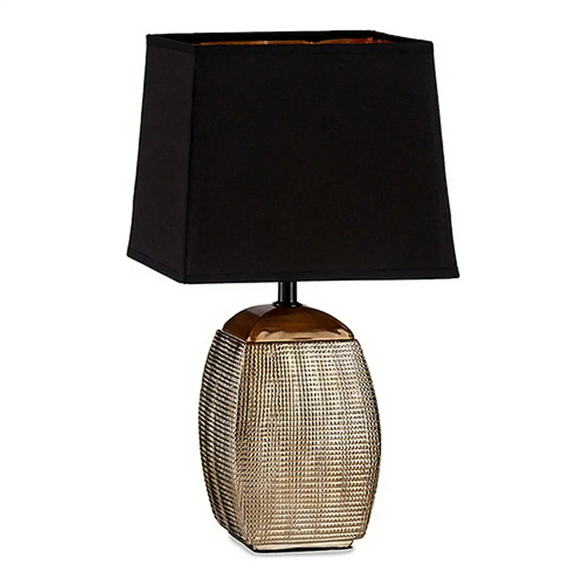 Lampe de bureau rectangulaire noir argente ceramique argente noir plastique 14 x 40 x 23 cm 14 x 40 x 23 cm _9953. DIAYTAR SENEGAL - Votre Escapade Shopping Virtuelle. Explorez notre boutique en ligne et dénichez des trésors qui évoquent la culture et le savoir-faire sénégalais, un clic à la fois.