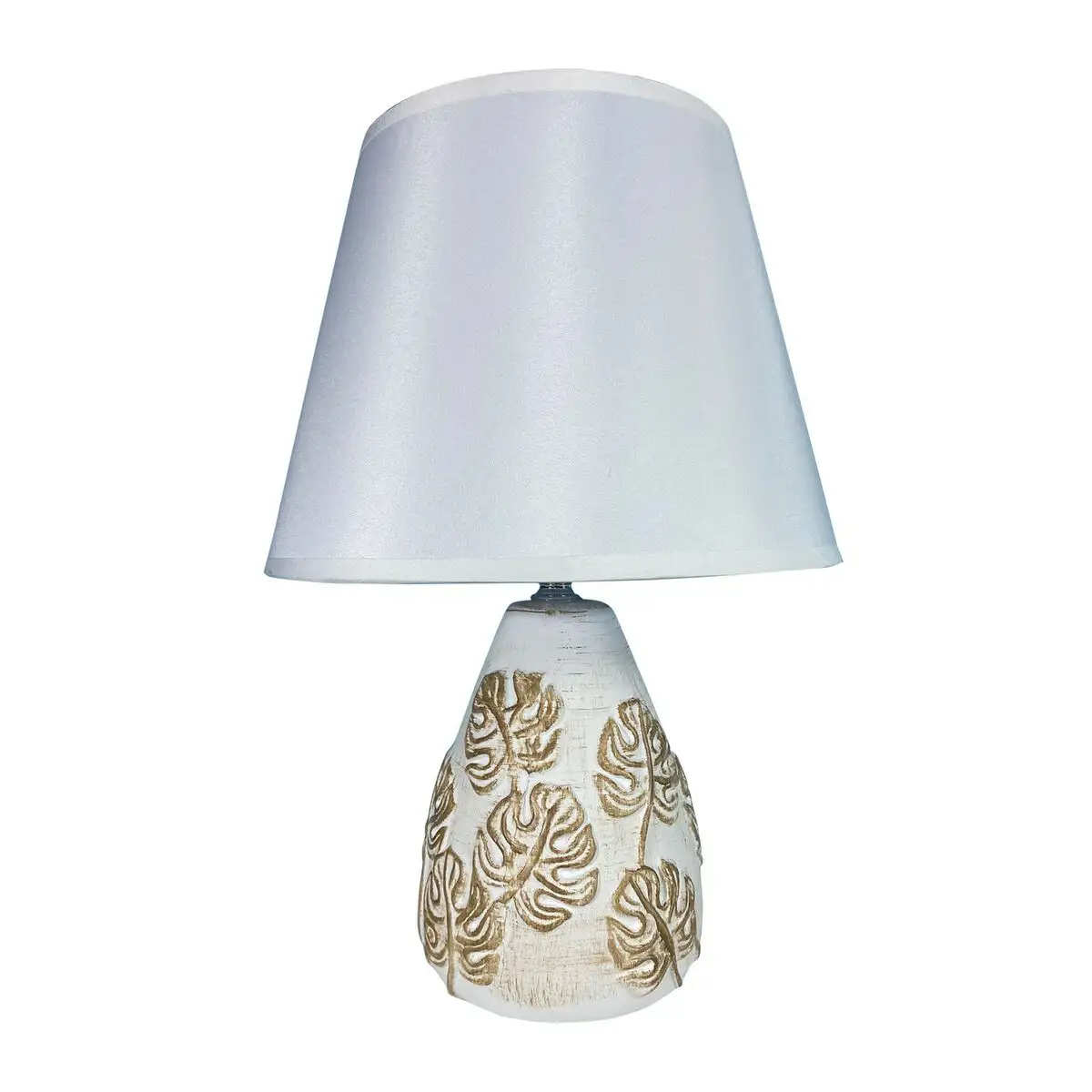 Lampe de bureau versa beige fleurs ceramique textile 24 5 x 37 x 12 cm _6398. Entrez dans l'Univers de DIAYTAR SENEGAL - Où l'Innovation Rencontre la Tradition. Explorez notre sélection de produits modernes et traditionnels qui incarnent l'esprit dynamique du Sénégal.