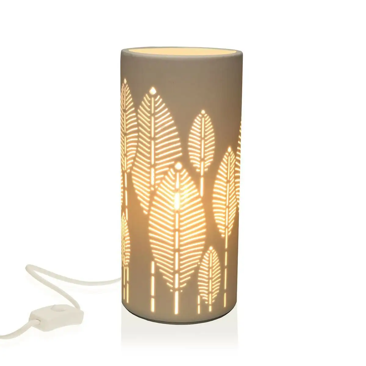 Lampe de bureau versa m foret porcelaine 12 x 28 x 12 cm _3635. Bienvenue chez DIAYTAR SENEGAL - Où le Shopping Devient un Plaisir. Découvrez notre boutique en ligne et trouvez des trésors qui égaieront chaque jour de votre vie.