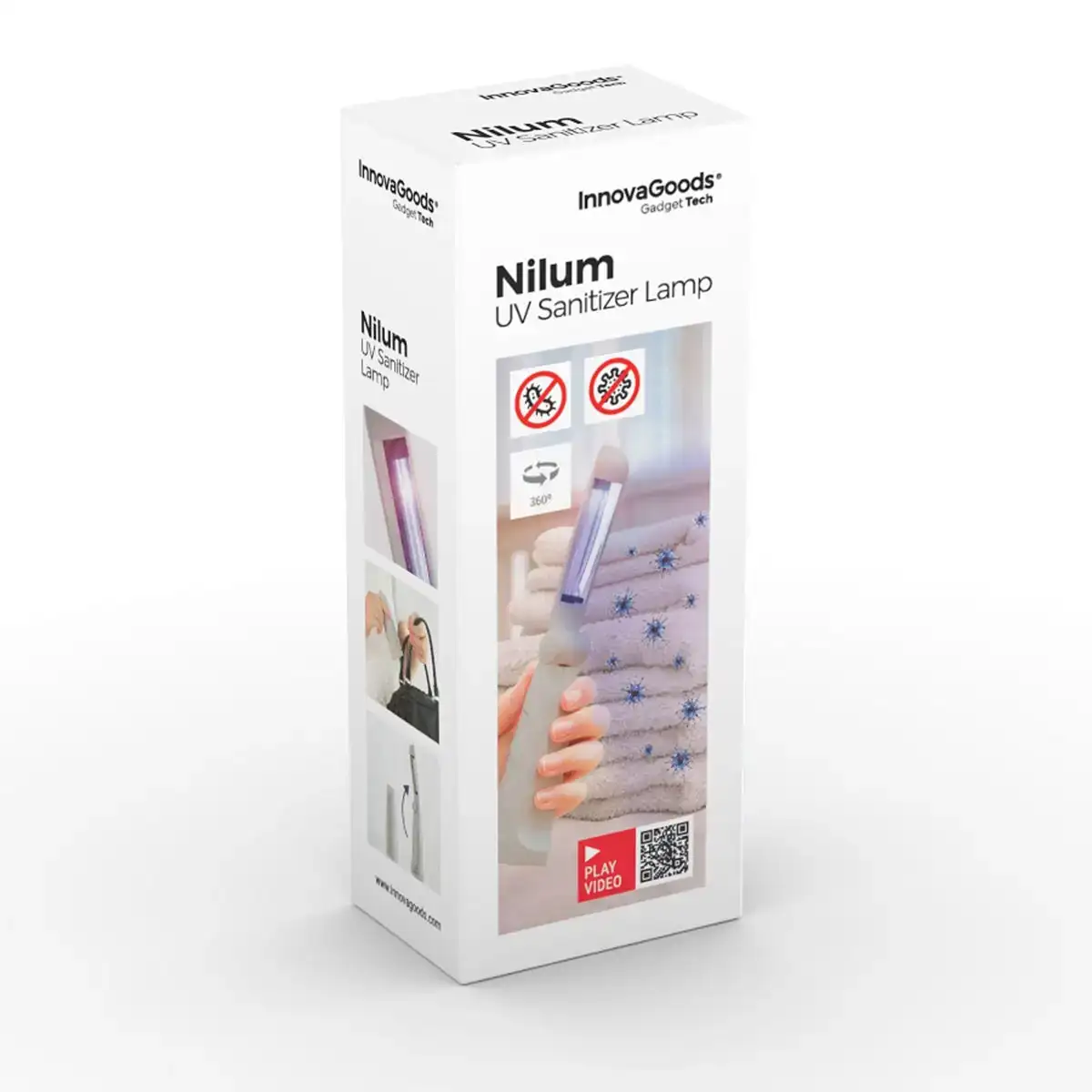 Lampe de desinfection uv pliable nilum innovagoods_9712. DIAYTAR SENEGAL - L'Art de Vivre le Shopping Authentique. Découvrez notre boutique en ligne et trouvez des produits qui célèbrent la culture et l'héritage du Sénégal.