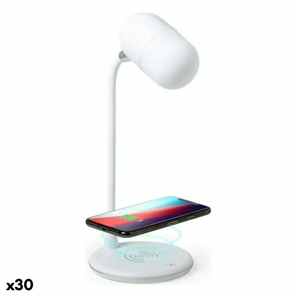 Lampe led avec haut parleur bluetooth et chargeur sans fil 146268 blanc 3 w 30 unites _9569. DIAYTAR SENEGAL - Là où Choisir est un Acte d'Amour pour la Culture Sénégalaise. Explorez notre gamme et choisissez des produits qui célèbrent la richesse de notre patrimoine.