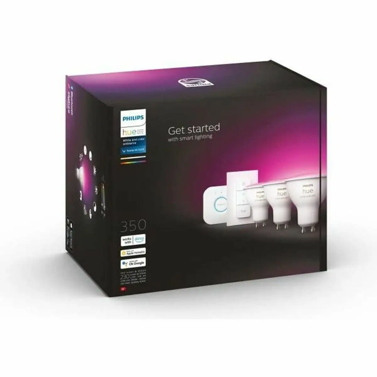 Lampe led philips kit de inicio gu10 blanc g gu10 350 lm 6500 k 3 unites _6490. DIAYTAR SENEGAL - L'Art de Choisir, l'Art de Se Distinquer. Naviguez à travers notre catalogue et choisissez des produits qui ajoutent une note d'élégance à votre style unique.