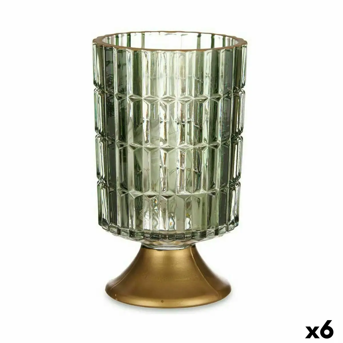 Lanterne a led vert dore verre 10 7 x 18 x 10 7 cm 6 unites _8683. Bienvenue chez DIAYTAR SENEGAL - Où Choisir est un Voyage. Plongez dans notre plateforme en ligne pour trouver des produits qui ajoutent de la couleur et de la texture à votre quotidien.