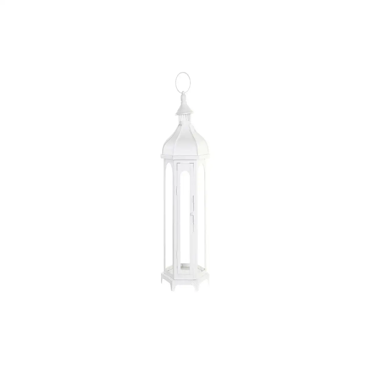 Lanterne dkd home decor verre metal blanc 20 x 17 x 55 cm _1642. Bienvenue sur DIAYTAR SENEGAL - Où Choisir est un Voyage Sensoriel. Plongez dans notre catalogue et trouvez des produits qui éveillent vos sens et embellissent votre quotidien.