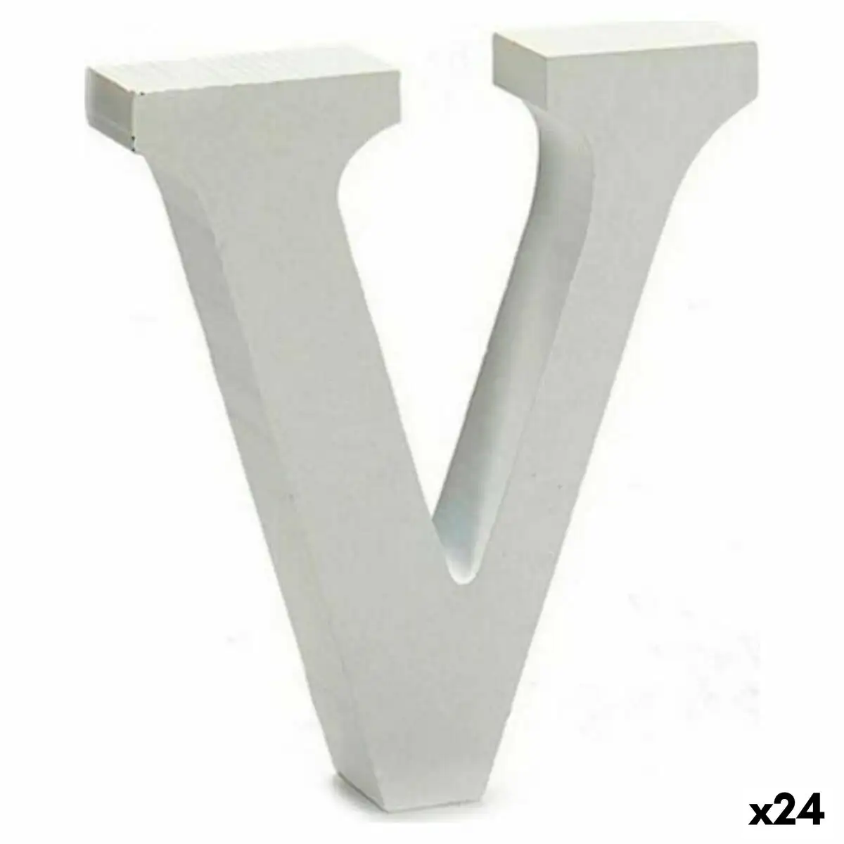 Lettre v 2 x 11 cm bois blanc 24 unites _1252. DIAYTAR SENEGAL - Votre Plateforme Shopping Engagée. Explorez notre catalogue et choisissez des produits qui reflètent notre dévouement envers la qualité et la satisfaction du client.