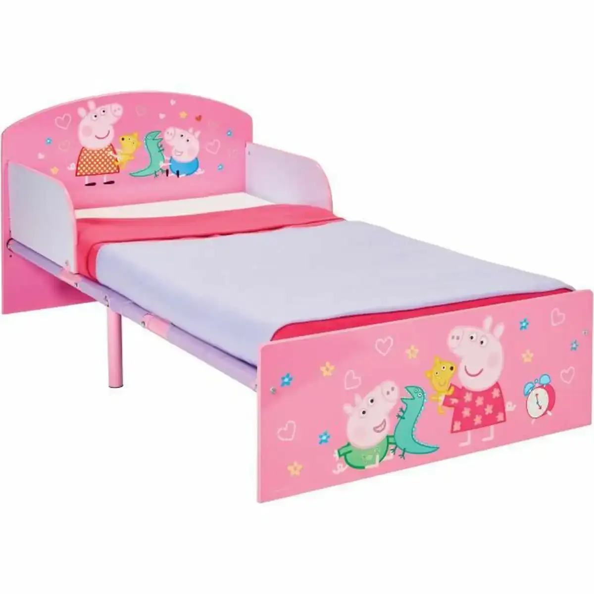Lit peppa pig enfant 70 x 140 cm_7148. DIAYTAR SENEGAL - Votre Destination de Shopping Authentique au Sénégal. Plongez dans notre boutique en ligne pour découvrir des produits qui célèbrent la riche culture et l'artisanat du pays.
