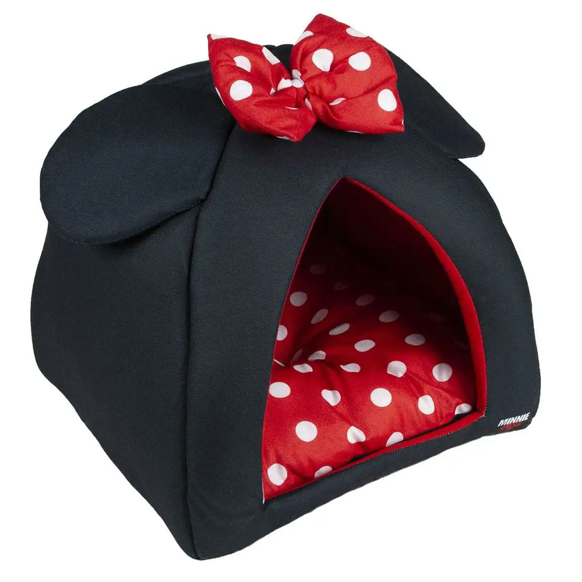 Lit pour chien minnie mouse noir_4988. DIAYTAR SENEGAL - L'Artisanat à Portée de Clic. Découvrez notre boutique en ligne pour trouver des produits uniques qui célèbrent la créativité et l'artisanat sénégalais.