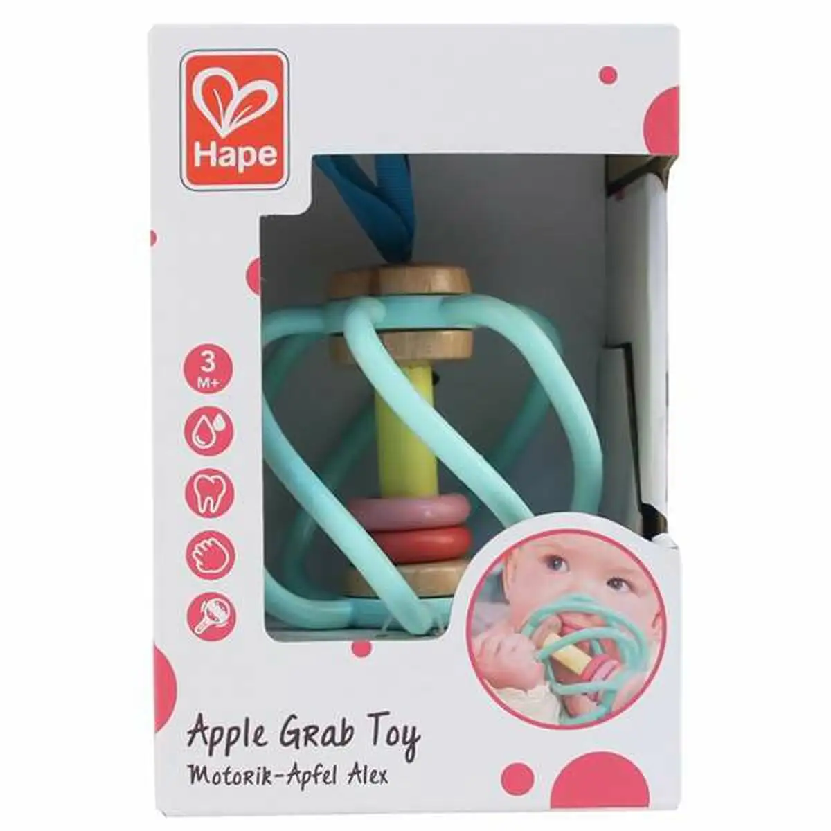 Litiere hape apple grab toy_1698. DIAYTAR SENEGAL - Là où Choisir est un Acte d'Amour pour le Sénégal. Explorez notre gamme et choisissez des produits qui célèbrent la culture et l'artisanat du pays.