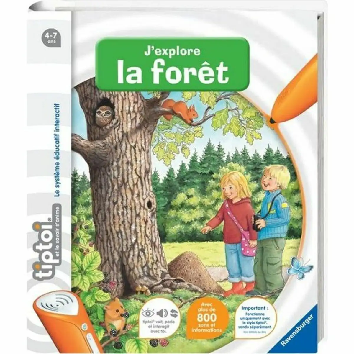 Livre interactif pour enfants Ravensburger I Explore the Forest - DIAYTAR  SÉNÉGAL