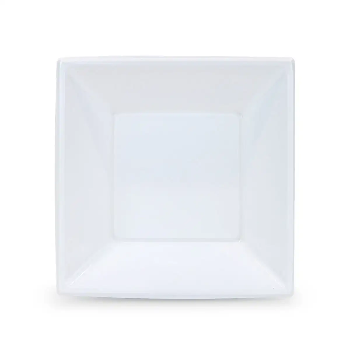 Lot d assiettes reutilisables algon carre blanc plastique 18 x 18 x 4 cm 12 unites_4202. DIAYTAR SENEGAL - Là où le Shopping devient une Fête des Sens. Plongez dans notre univers et choisissez des produits qui éveillent votre goût pour l'esthétique et l'authenticité.