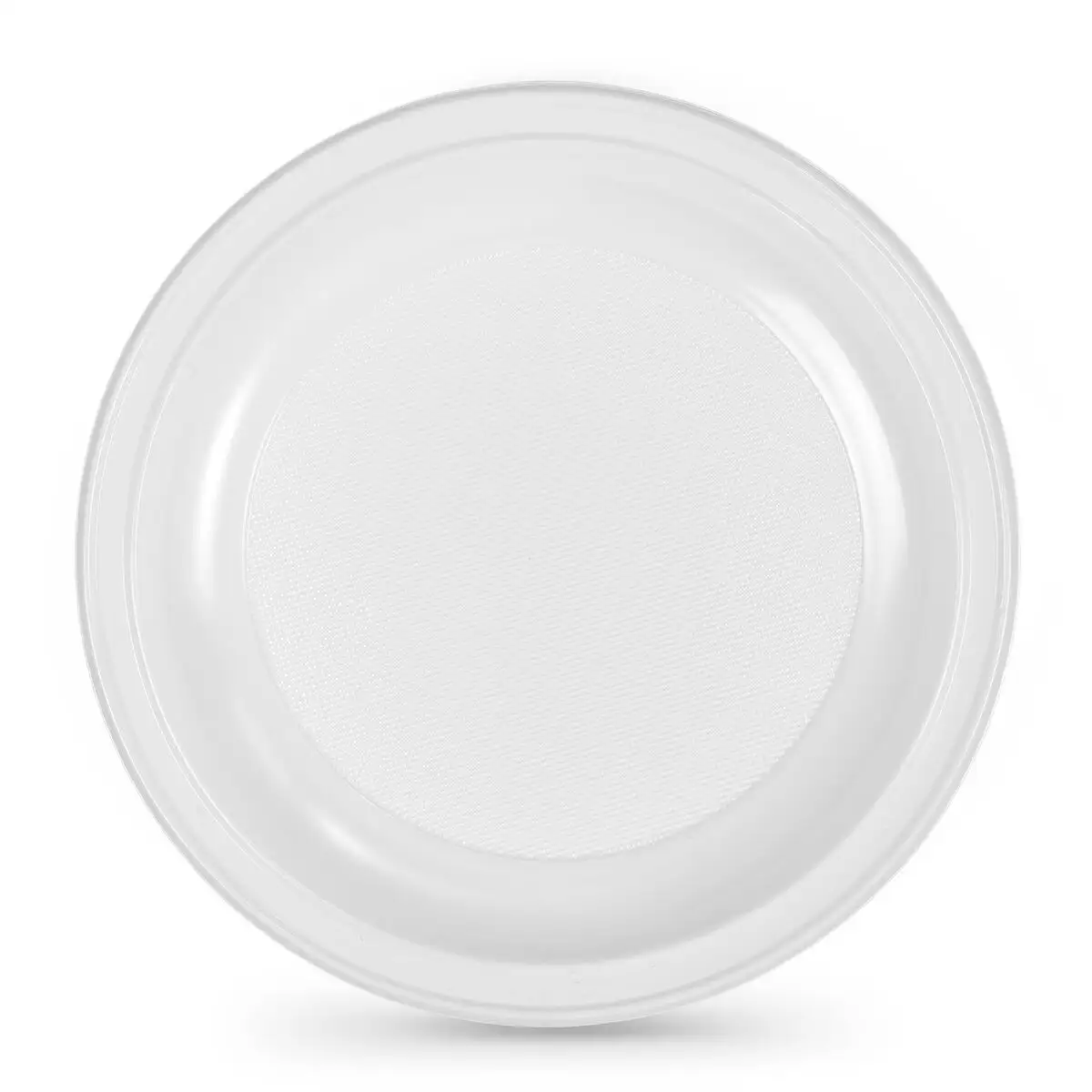 Lot d assiettes reutilisables algon rond blanc plastique 25 cm 5 unites_1134. DIAYTAR SENEGAL - Votre Passage vers l'Élégance Abordable. Explorez notre collection où chaque produit est choisi pour sa qualité et son accessibilité, incarnant ainsi l'essence du Sénégal.