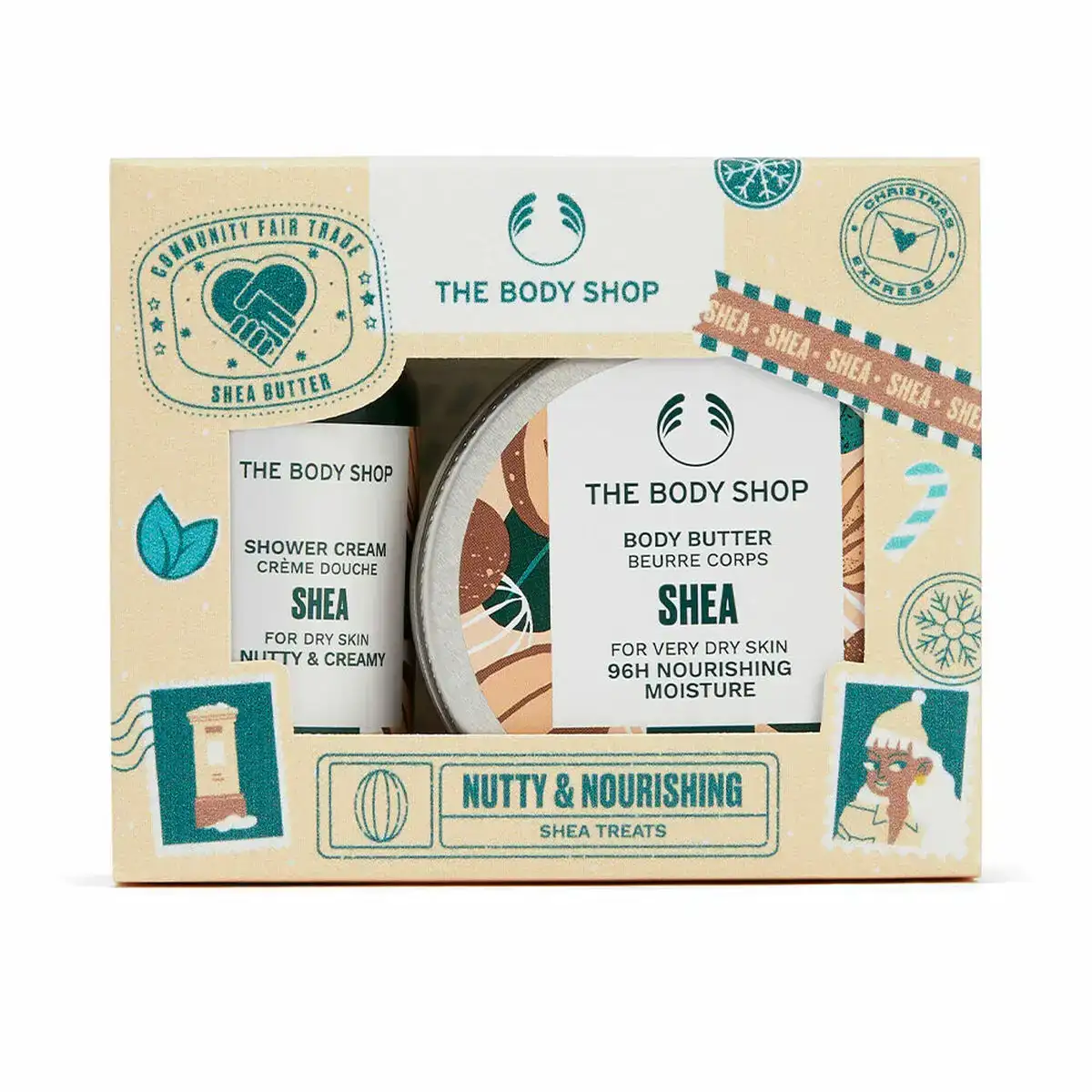 Lot d hygiene the body shop nutty nourishing 2 pieces_8500. DIAYTAR SENEGAL - Où la Tradition s'Harmonise avec le Moderne. Parcourez notre gamme diversifiée et choisissez des produits qui révèlent l'âme du Sénégal.