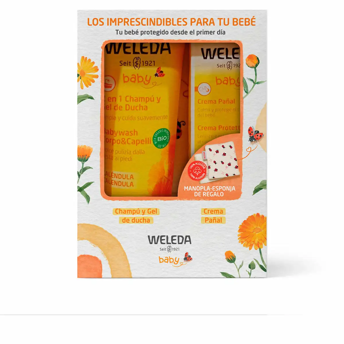 Lot d hygiene weleda baby calendula 3 pieces _5411. DIAYTAR SENEGAL - Là où Choisir est un Acte d'Amour pour la Culture Sénégalaise. Explorez notre gamme et choisissez des produits qui célèbrent la richesse de notre patrimoine.