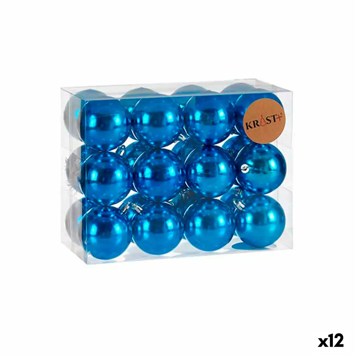 Lot de boules de noel bleu plastique 12 unites _2324. DIAYTAR SENEGAL - Votre Source d'Inspiration Shopping. Parcourez nos rayons et trouvez des articles qui vous inspirent, que ce soit pour votre style, votre maison ou votre vie quotidienne.