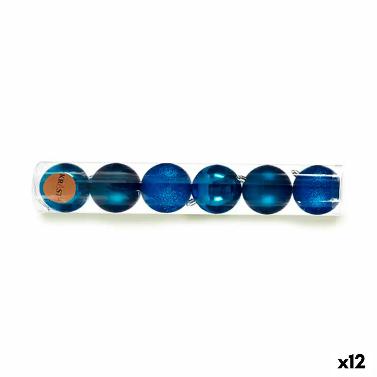 Lot de boules de noel bleu plastique 8 x 9 x 8 cm 12 unites _8112. Entrez dans l'Univers de DIAYTAR SENEGAL - Où la Tradition S'unit à la Modernité. Explorez notre sélection pour trouver des produits qui allient héritage et innovation.