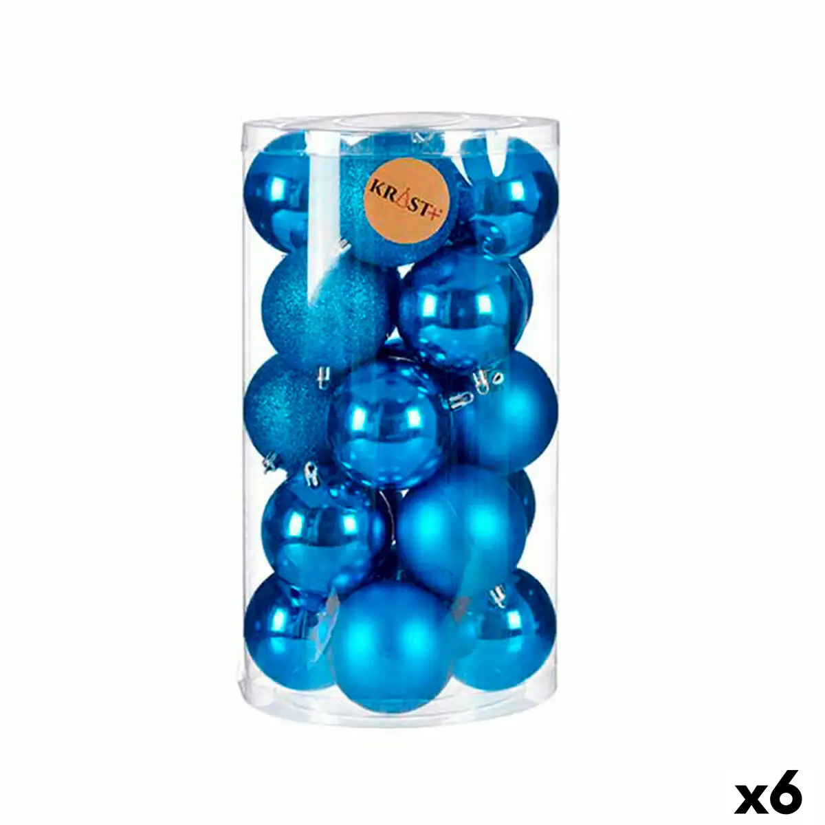 Lot de boules de noel bleu plastique 8 x 9 x 8 cm 6 unites _4845. Bienvenue chez DIAYTAR SENEGAL - Où Choisir Rime avec Découvrir. Plongez dans notre catalogue et trouvez des produits qui révèlent la diversité et la richesse culturelle du Sénégal.