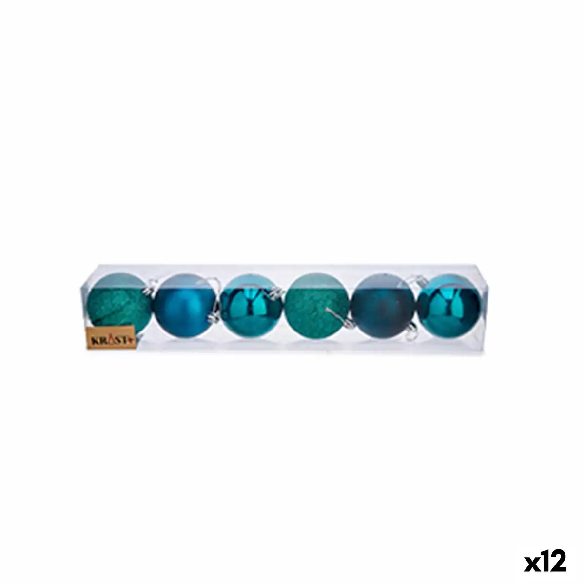 Lot de boules de noel bleu plastique o 7 cm 12 unites _1231. Entrez dans l'Univers de DIAYTAR SENEGAL - Où Choisir est un Voyage. Explorez notre gamme diversifiée et trouvez des articles qui répondent à tous vos besoins et envies.