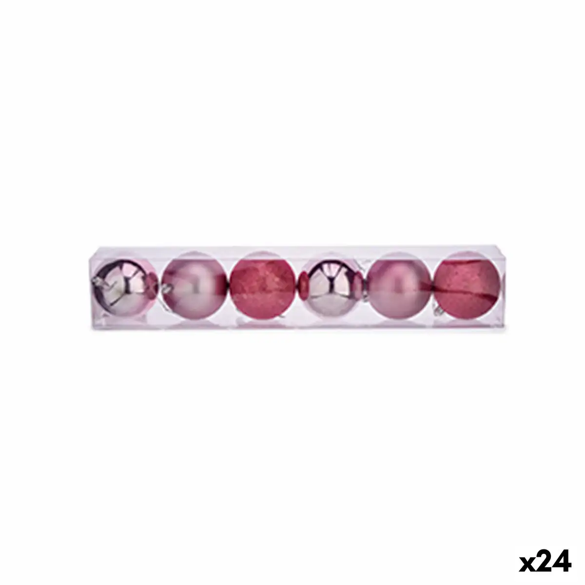 Lot de boules de noel rose plastique o 8 cm 24 unites _4783. DIAYTAR SENEGAL - Votre Boutique en Ligne, Votre Choix Illimité. Parcourez nos rayons et découvrez des produits qui vous inspirent, de la mode à la maison et bien plus.