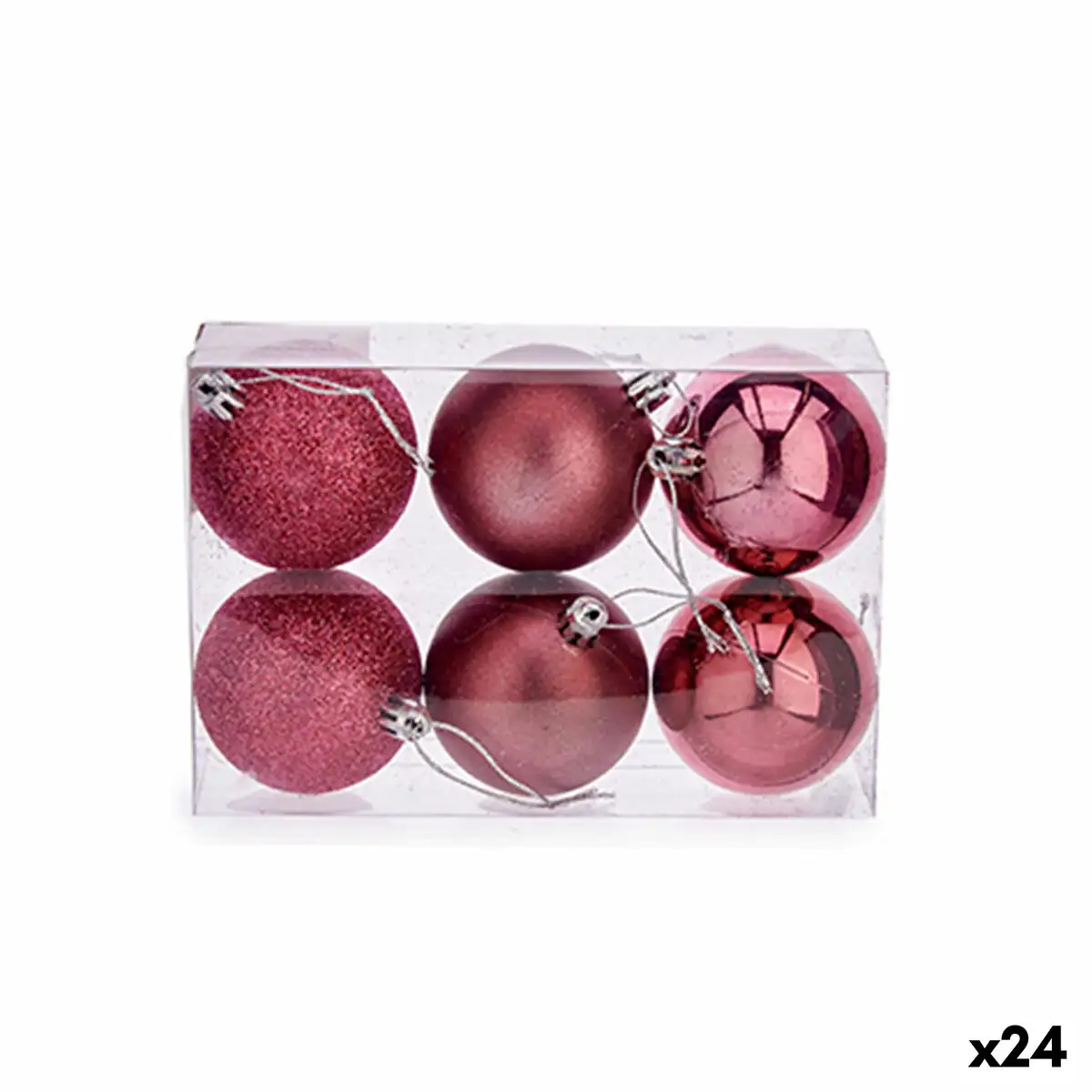 Lot de boules de noel rose pvc o 8 cm 24 unites _8864. DIAYTAR SENEGAL - Où Chaque Détail Compte. Parcourez nos produits soigneusement sélectionnés et choisissez des articles qui correspondent à votre style et à vos valeurs.