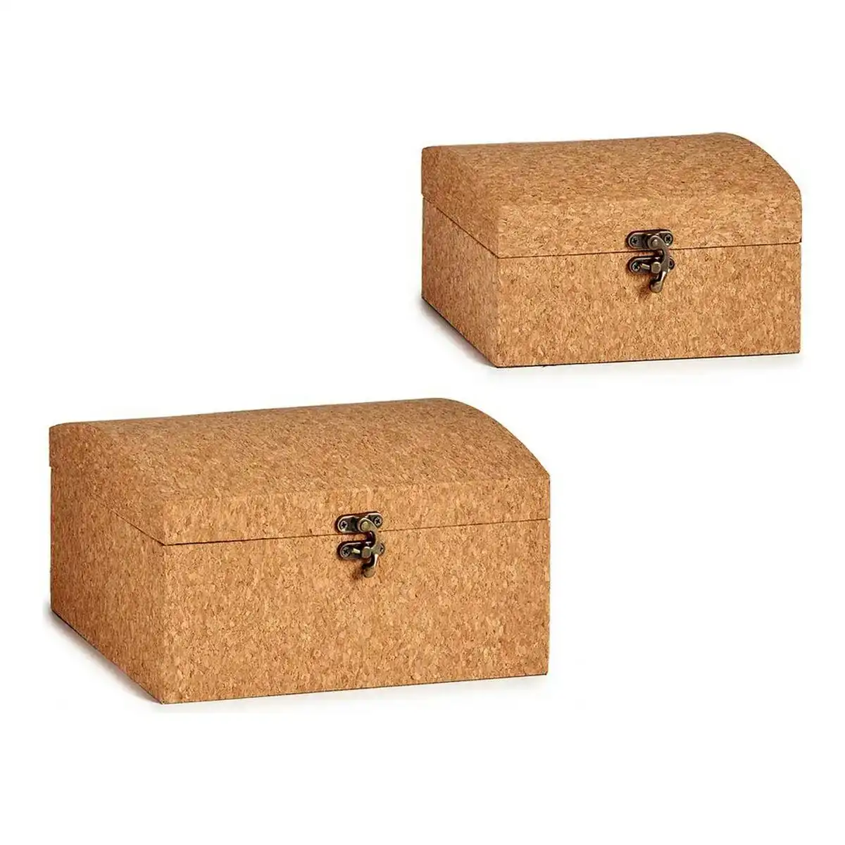 Lot de paniers liege bois mdf 2 pcs _3115. DIAYTAR SENEGAL - L'Artisanat à Portée de Clic. Découvrez notre boutique en ligne pour trouver des produits uniques qui célèbrent la créativité et l'artisanat sénégalais.