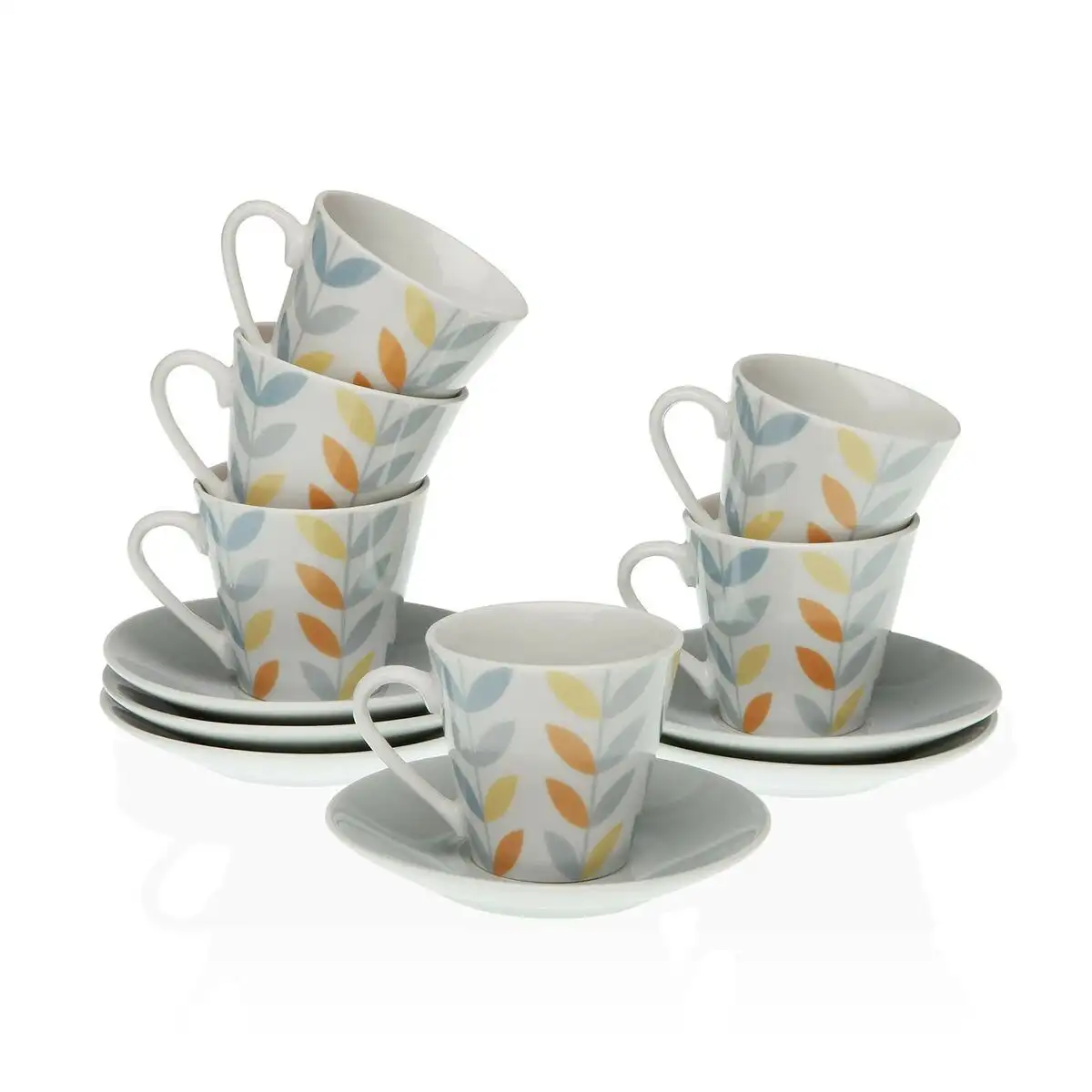 Lot de tasses avec soucoupes versa erin cafe porcelaine 12 pieces _3570. Bienvenue chez DIAYTAR SENEGAL - Là où les Désirs Prendent Vie. Explorez notre boutique en ligne et laissez-vous séduire par des articles qui font écho à vos aspirations et à votre style unique.