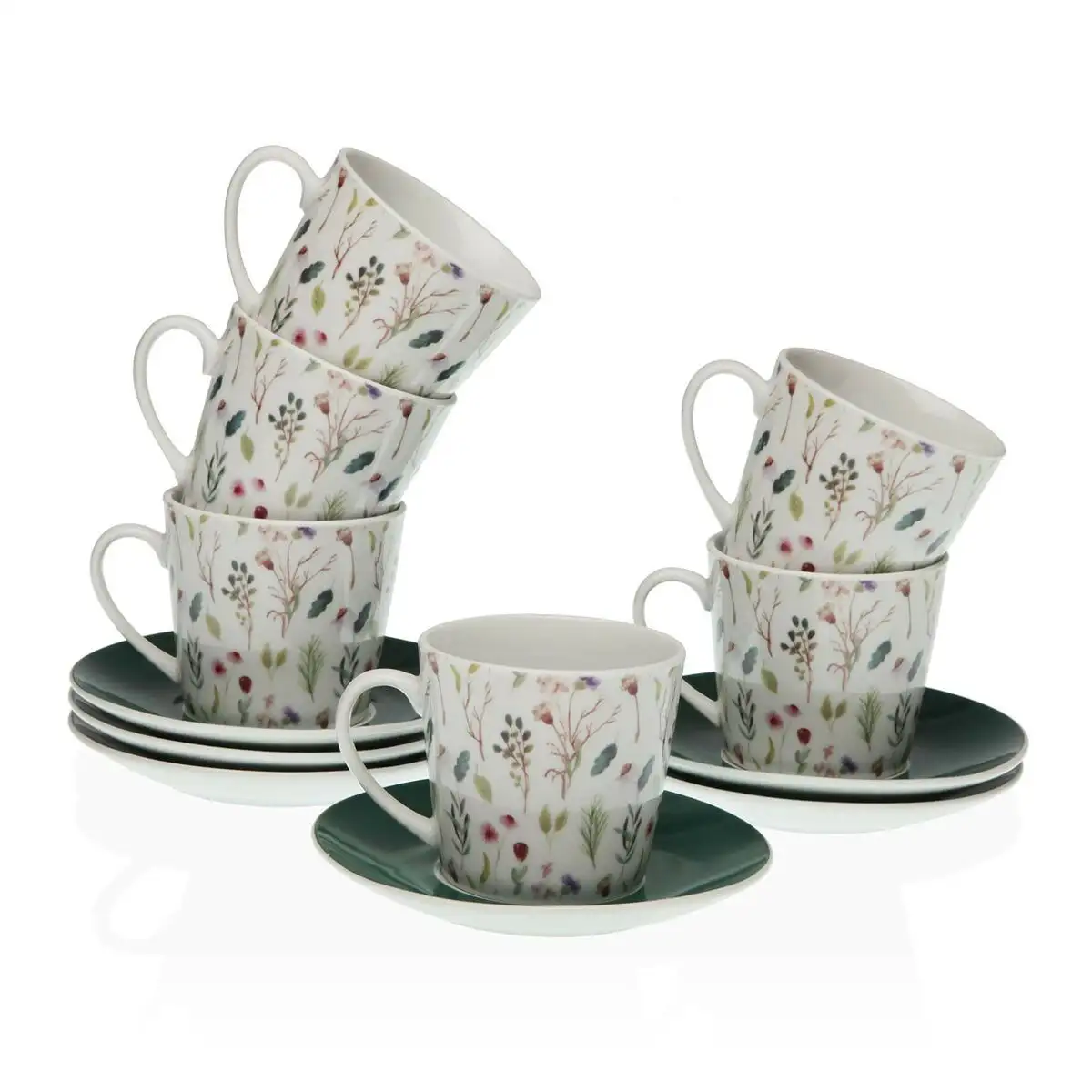 Lot de tasses avec soucoupes versa sansa fleurs the porcelaine 12 pieces _1202. DIAYTAR SENEGAL - Votre Passage vers l'Élégance Accessible. Parcourez notre boutique en ligne pour trouver des produits qui vous permettent d'allier style et économies.