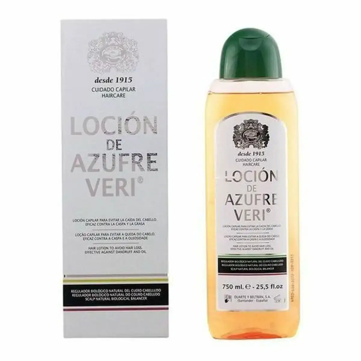 Lotion antichute de cheveux azufre veri azufre veri_5567. DIAYTAR SENEGAL - Votre Escapade Shopping Virtuelle. Explorez notre boutique en ligne et dénichez des trésors qui évoquent la culture et le savoir-faire sénégalais, un clic à la fois.