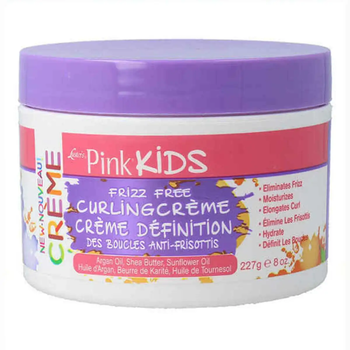 Lotion capillaire luster pink kids frizz free curling creme cheveux boucles 227 g _3390. Bienvenue chez DIAYTAR SENEGAL - Où l'Authenticité Rencontre l'Accessibilité. Explorez notre sélection abordable et découvrez des articles qui incarnent l'essence du Sénégal.