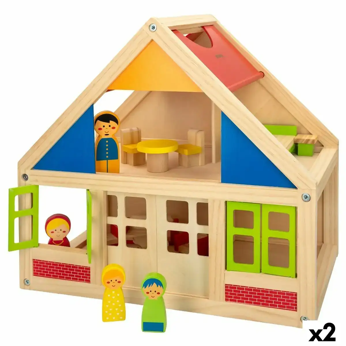 Maison miniature woomax jouet 39 5 x 37 5 x 24 5 cm 12 pieces 2 unites_8950. Entrez dans l'Univers de DIAYTAR SENEGAL - Où l'Élégance Rencontre la Tradition. Explorez notre gamme variée et trouvez des articles qui ajoutent une touche de sophistication à votre vie.