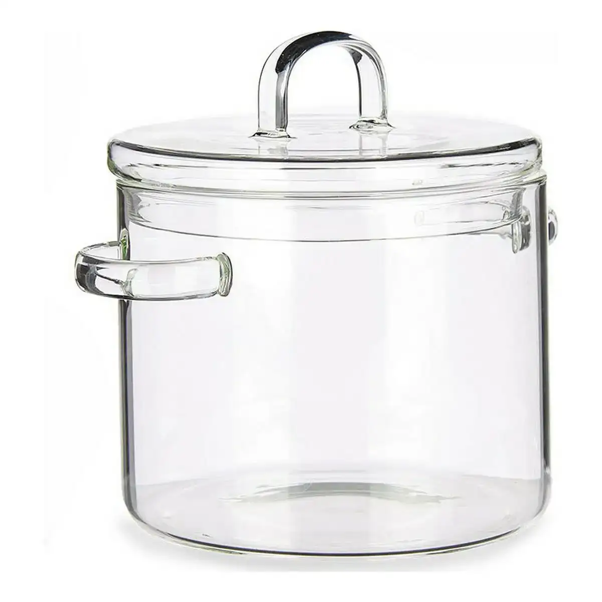 Marmite avec couvercle verre borosilicate transparent 15 4 x 16 8 x 20 5 cm _3813. DIAYTAR SENEGAL - L'Univers de l'Élégance Accessible. Plongez dans notre catalogue et choisissez des produits qui allient sophistication et accessibilité pour un shopping exquis.