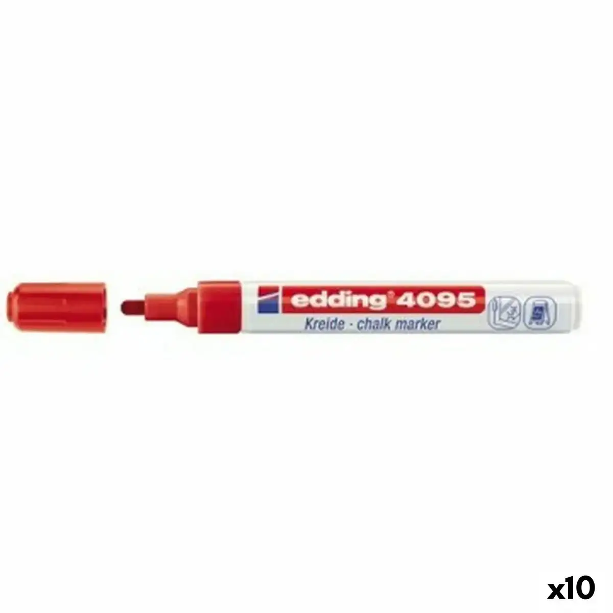 Marqueur craie liquide edding 4095 rouge 10 unites_3851. DIAYTAR SENEGAL - Votre Source de Découvertes Shopping. Naviguez à travers nos catégories et découvrez des articles qui vous surprendront et vous séduiront.
