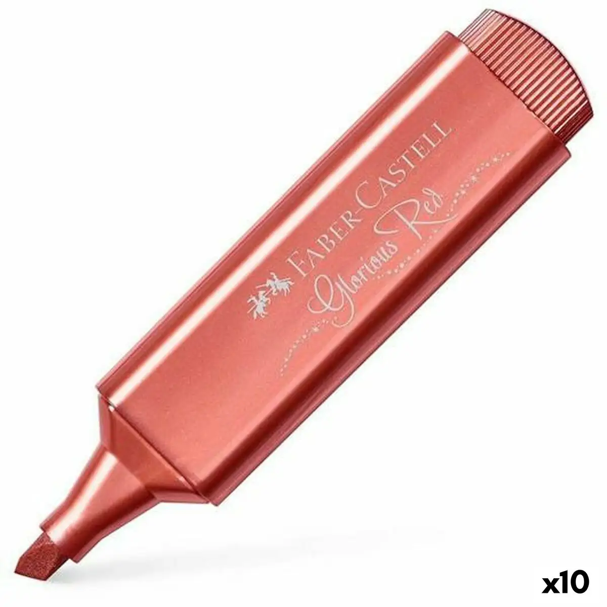 Marqueur faber castell textliner 46 metallique rouge 10 unites _1521. DIAYTAR SENEGAL - Votre Plateforme Shopping de Confiance. Naviguez à travers nos rayons et choisissez des produits fiables qui répondent à vos besoins quotidiens.