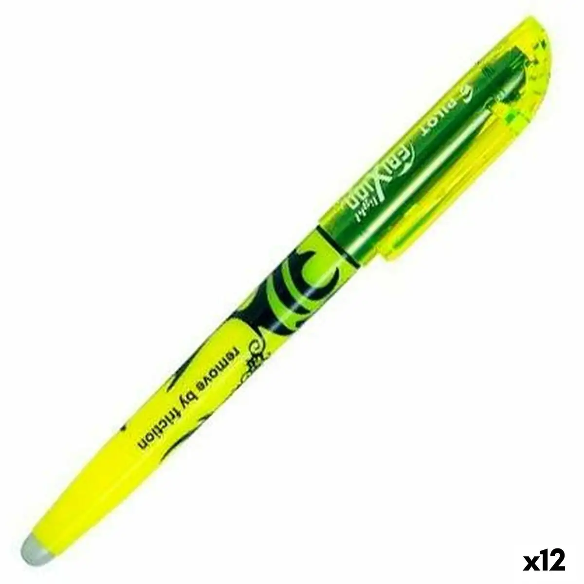 Marqueur fluorescent pilot frixion light fluorescent encre effacable biseautee jaune 12 unites_2731. DIAYTAR SENEGAL - L'Art de Vivre le Shopping Inspiré. Parcourez notre catalogue et choisissez des produits qui reflètent votre passion pour la beauté et l'authenticité.