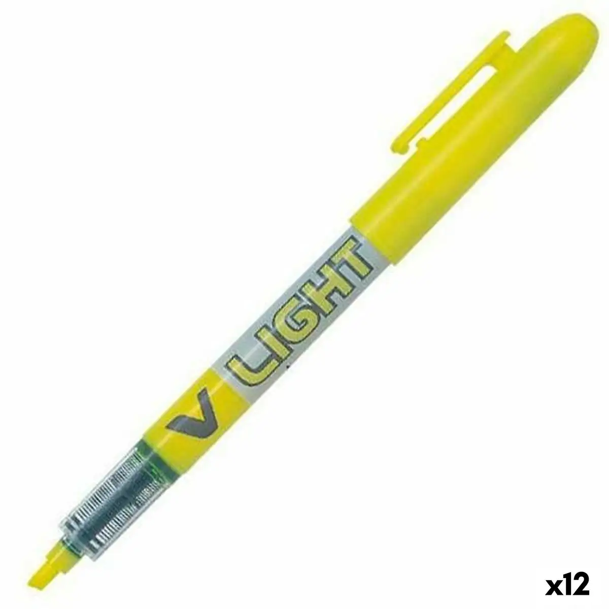 Marqueur fluorescent pilot v light jaune 12 unites_4172. Bienvenue sur DIAYTAR SENEGAL - Où Chaque Produit a son Charme. Explorez notre sélection minutieuse et trouvez des articles qui vous séduisent et vous inspirent.