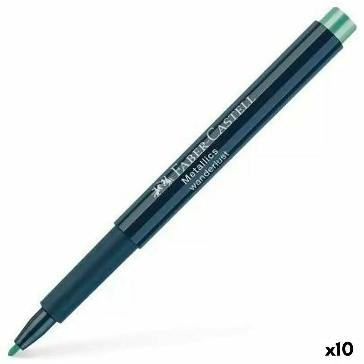 Marqueur permanent faber castell metallics wanderlust vert 10 unites _8295. Découvrez DIAYTAR SENEGAL - Votre Source de Produits Variés et un Service Exceptionnel. Parcourez nos catégories et bénéficiez d'un service client dévoué, prêt à vous guider à chaque étape.