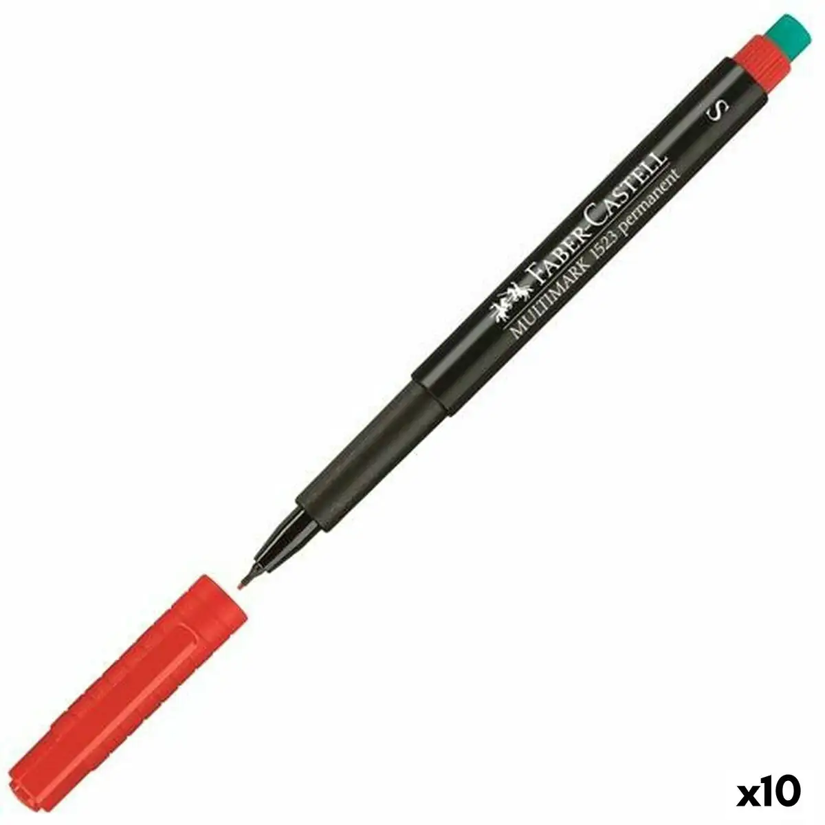 Marqueur permanent faber castell multimark 1523 m rouge 10 unites _8566. Découvrez DIAYTAR SENEGAL - Votre Source de Produits Variés et un Service Exceptionnel. Parcourez nos catégories et bénéficiez d'un service client dévoué, prêt à vous guider à chaque étape.