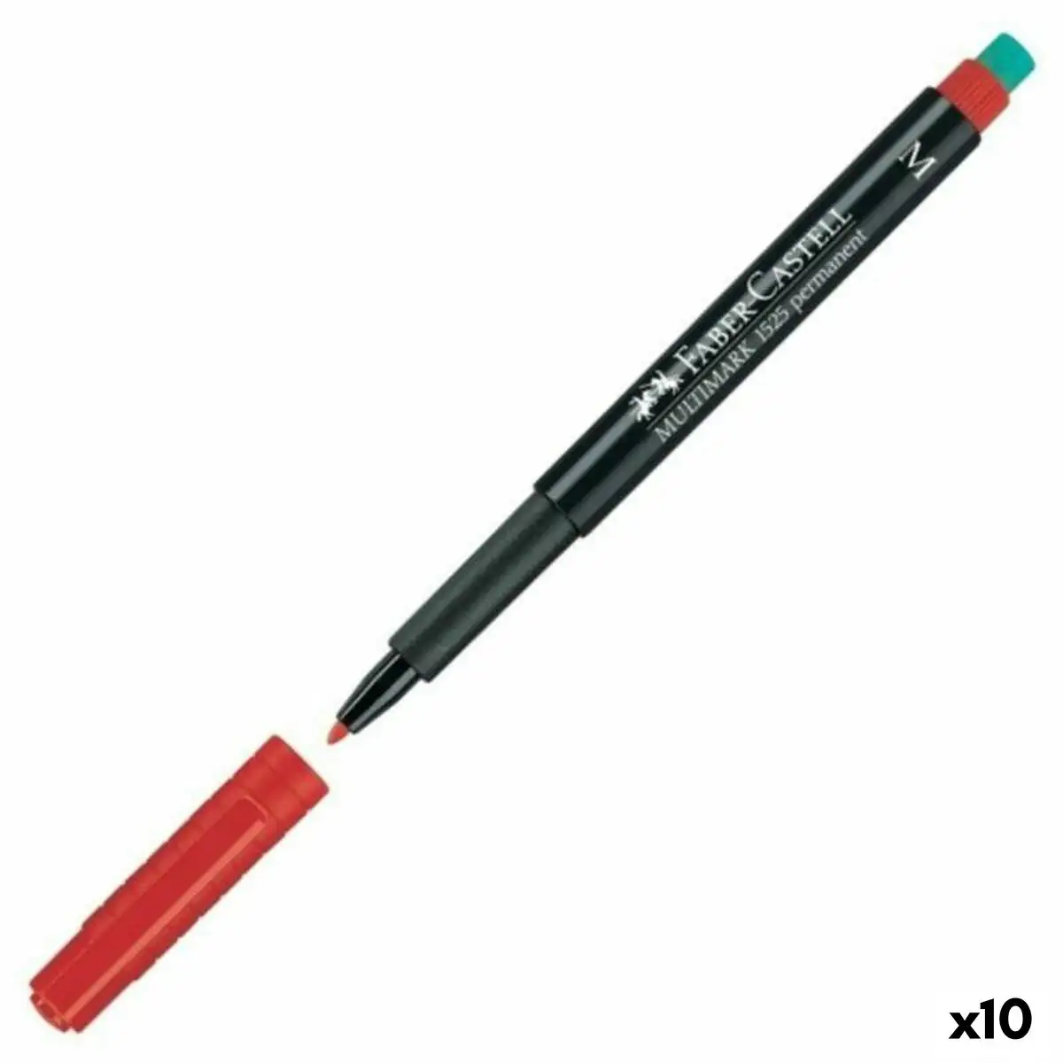 Marqueur permanent faber castell multimark 1525 m rouge 10 unites _4006. Entrez dans l'Univers de DIAYTAR SENEGAL - Où Choisir est un Plaisir. Explorez notre catalogue diversifié et trouvez des articles qui reflètent vos goûts et votre personnalité.