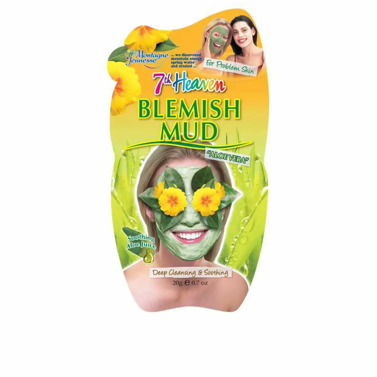 Masque apaisant 7th heaven mud aloe vera 20 gr _3731. DIAYTAR SENEGAL - Votre Source d'Inspiration Shopping. Parcourez nos rayons et trouvez des articles qui vous inspirent, que ce soit pour votre style, votre maison ou votre vie quotidienne.