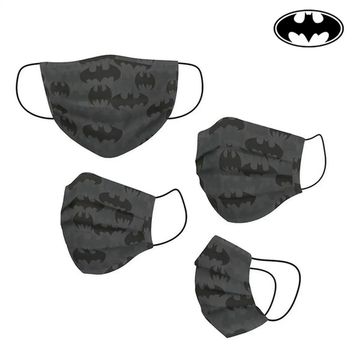 Masque en tissu hygienique reutilisable batman adulte gris_3437. DIAYTAR SENEGAL - L'Art de Choisir, l'Art de S'émerveiller. Explorez notre gamme de produits et laissez-vous émerveiller par des créations authentiques et des designs modernes.